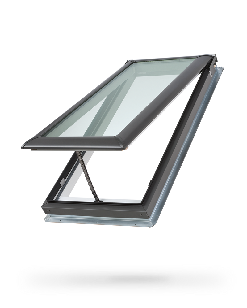 VCM 4646 205 Manual Venting Curb Mount Skylight  Tempered (Blinds Included).